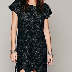Jen's Pirate Booty black tunic mini dress XS S M